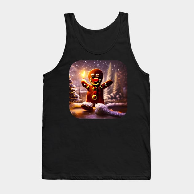 Gingerbread man Tank Top by KK-Royal